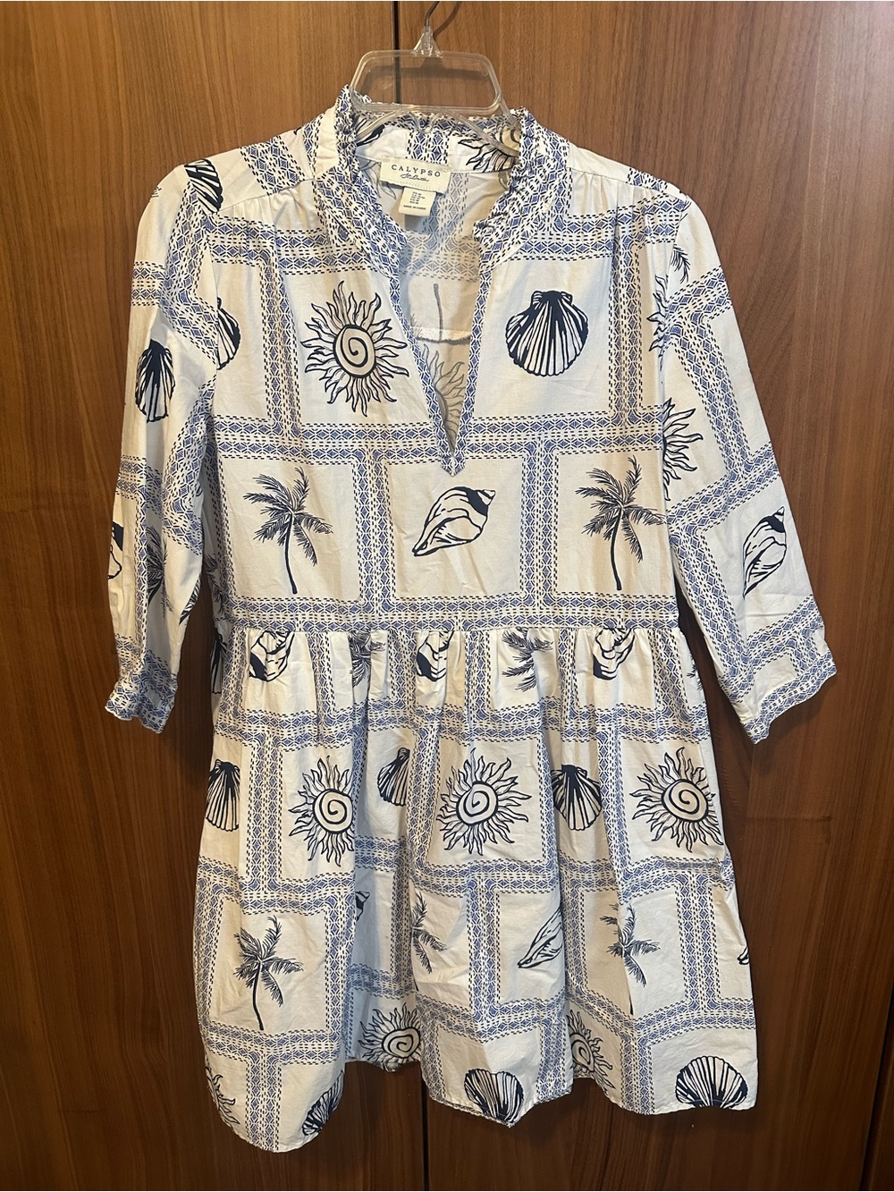 Calypso St. Barth Sea Print Dress